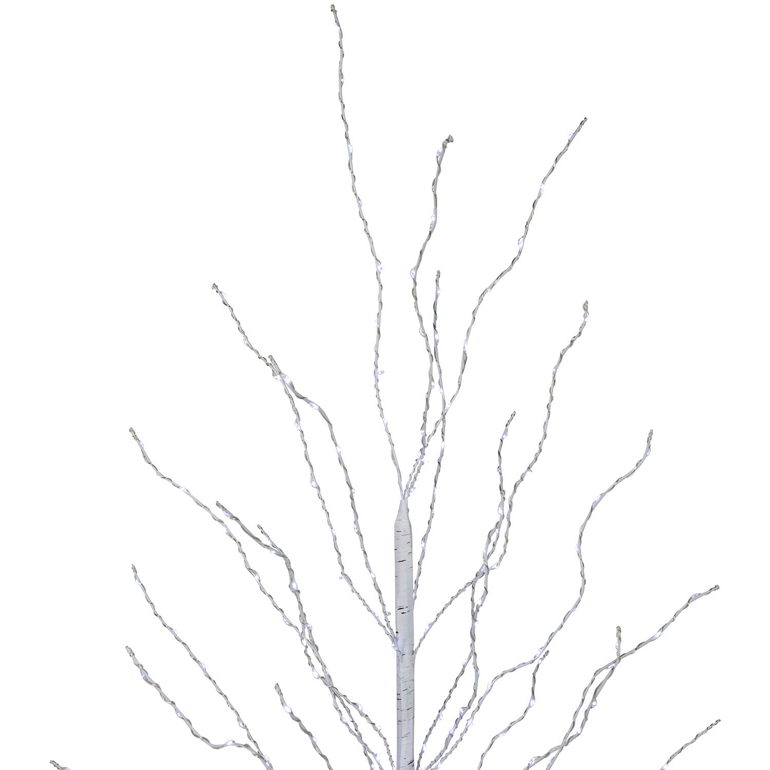 Northlight Led Lighted White Twig Cool White Lights 5 Foot Pre-Lit Birch Christmas Tree
