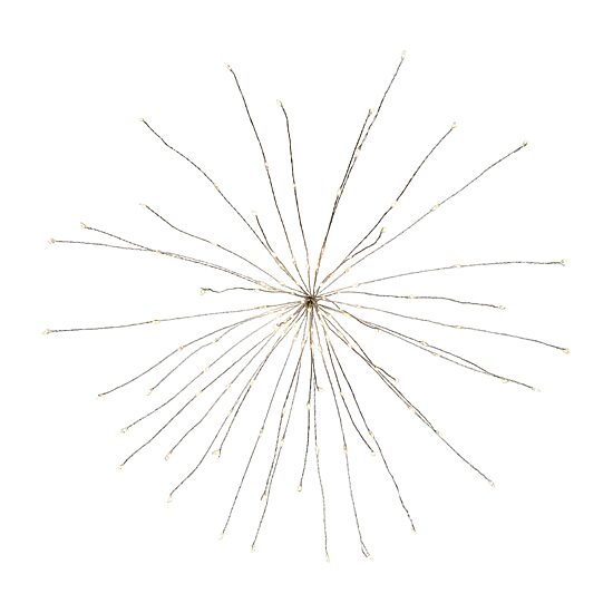 Northlight 20" Led Firework Green Branch Decoration Warm White And Red String Lights