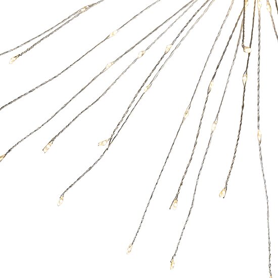 Northlight 20" Led Firework Green Branch Decoration Warm White And Red String Lights