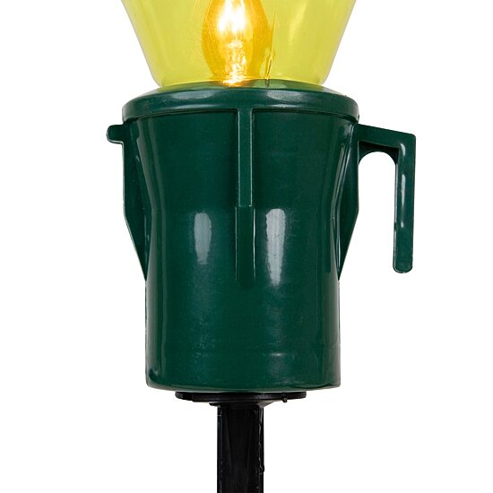 Northlight Multi-Color Jumbo C7 Bulb Marker Lawn Stakes 4-pc. Christmas Pathway Light