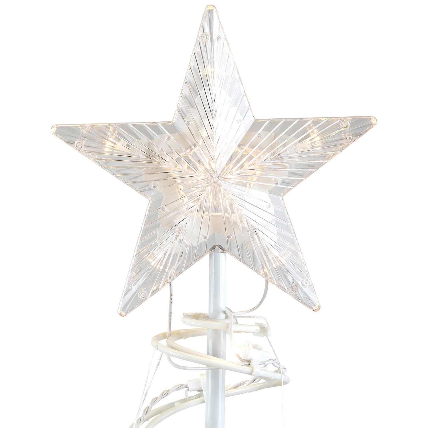 Northlight Set Of 3 Led Warm White Outdoor Spiral Cone Trees Christmas Yard Art