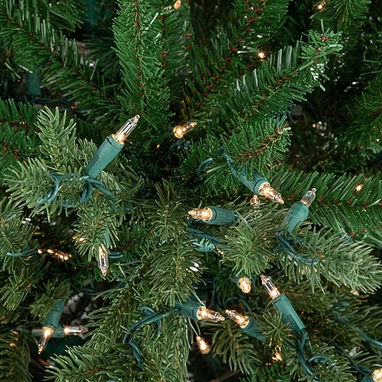 Northlight Grande Spruce Artificial  Clear Lights 7 Foot Pre-Lit Christmas Tree