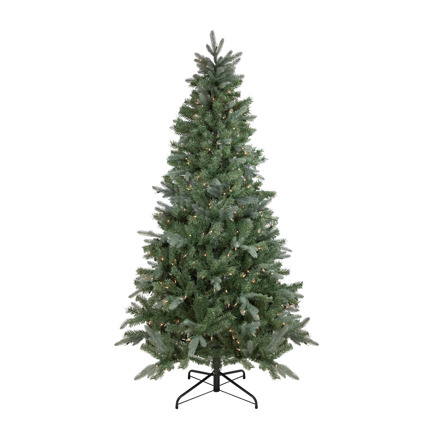 Northlight Slim Granville Fraser Artificial  Clear Lights 10 Foot Pre-Lit Fir Christmas Tree