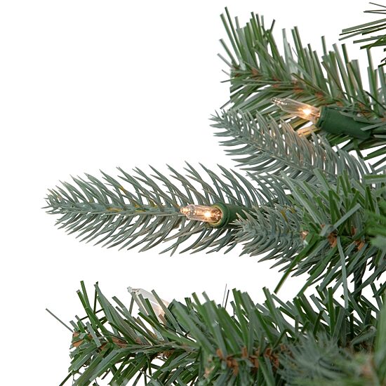 Northlight Slim Granville Fraser Artificial  Clear Lights 10 Foot Pre-Lit Fir Christmas Tree