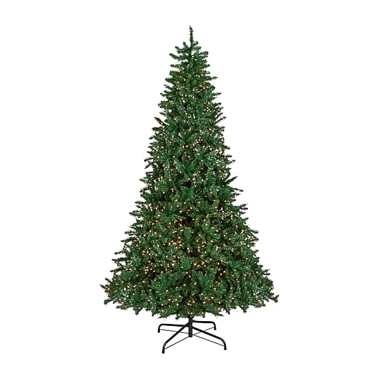Northlight Twin Falls Artificial Clear Lights 9 Foot Pre-Lit Pine Christmas Tree