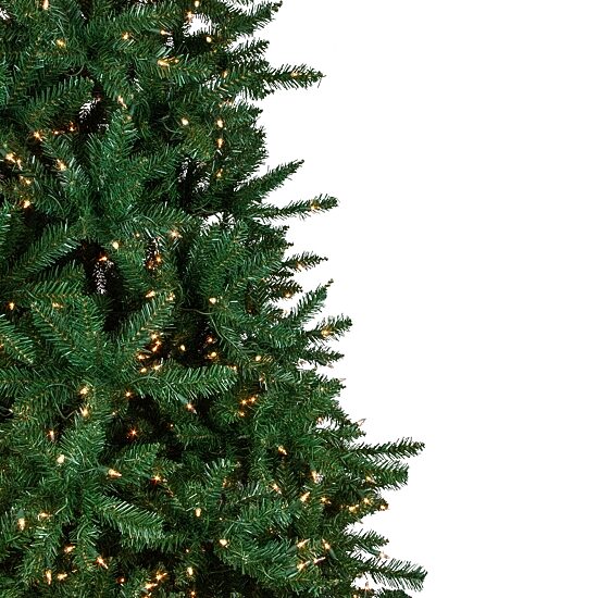 Northlight Twin Falls Artificial Clear Lights 9 Foot Pre-Lit Pine Christmas Tree