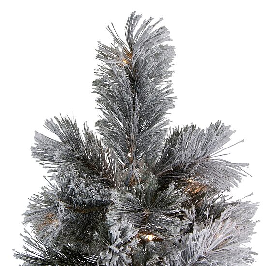 Northlight Black Spruce Artificial Clear Led Lights 7 1/2 Foot Pre-Lit Christmas Tree