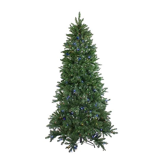 Northlight Medium Neola Fraser Artificial Dual Led Lights 6 1/2 Foot Pre-Lit Fir Christmas Tree