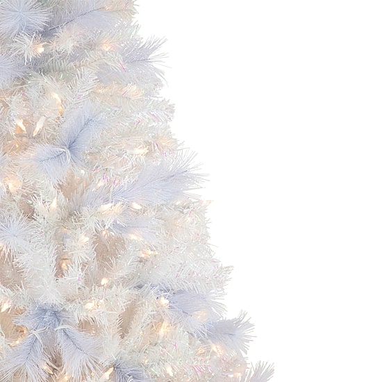 Northlight Seneca White Spruce Artificial  Dual Function Led Lights 6 1/2 Foot Pre-Lit Christmas Tree