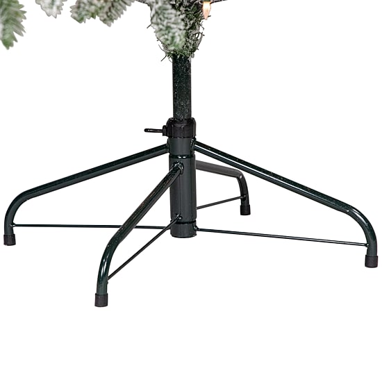 Northlight Full Whistler Noble Artificial Clear Lights 6 1/2 Foot Flocked Fir Christmas Tree