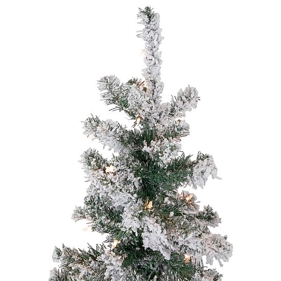 Northlight Slim Artificial  Clear Lights 6 Foot Pre-Lit Pine Christmas Tree