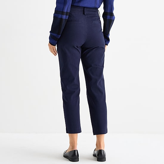 Liz Claiborne Emma Womens Slim Mid Rise Ankle Pant