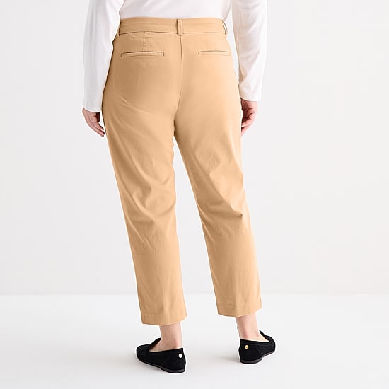 Liz Claiborne Emma Womens Plus Slim Mid Rise Ankle Pant