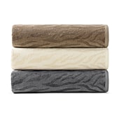 Fieldcrest Oversized Zebra Textured Bath Towel
