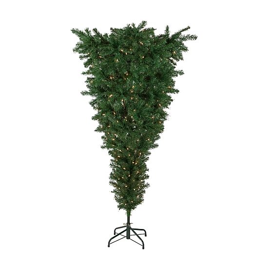 Northlight Medium Upside Down Spruce Artificial  Clear Lights 5 1/2 Foot Pre-Lit Christmas Tree