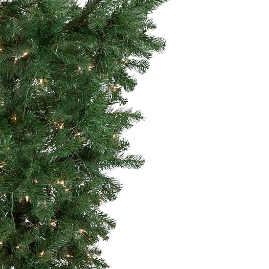 Northlight Medium Upside Down Spruce Artificial  Clear Lights 5 1/2 Foot Pre-Lit Christmas Tree