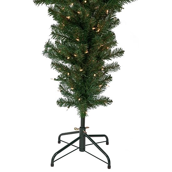 Northlight Medium Upside Down Spruce Artificial  Clear Lights 5 1/2 Foot Pre-Lit Christmas Tree