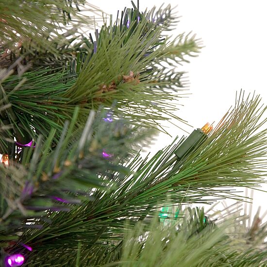 Northlight Kingston Cashmere Full Artificial Multi Led Lights 3 Foot Pre-Lit Pine Christmas Tree
