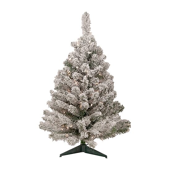Northlight Heavily Madison Medium Artificial  Clear Lights 3 Foot Pre-Lit Pine Christmas Tree