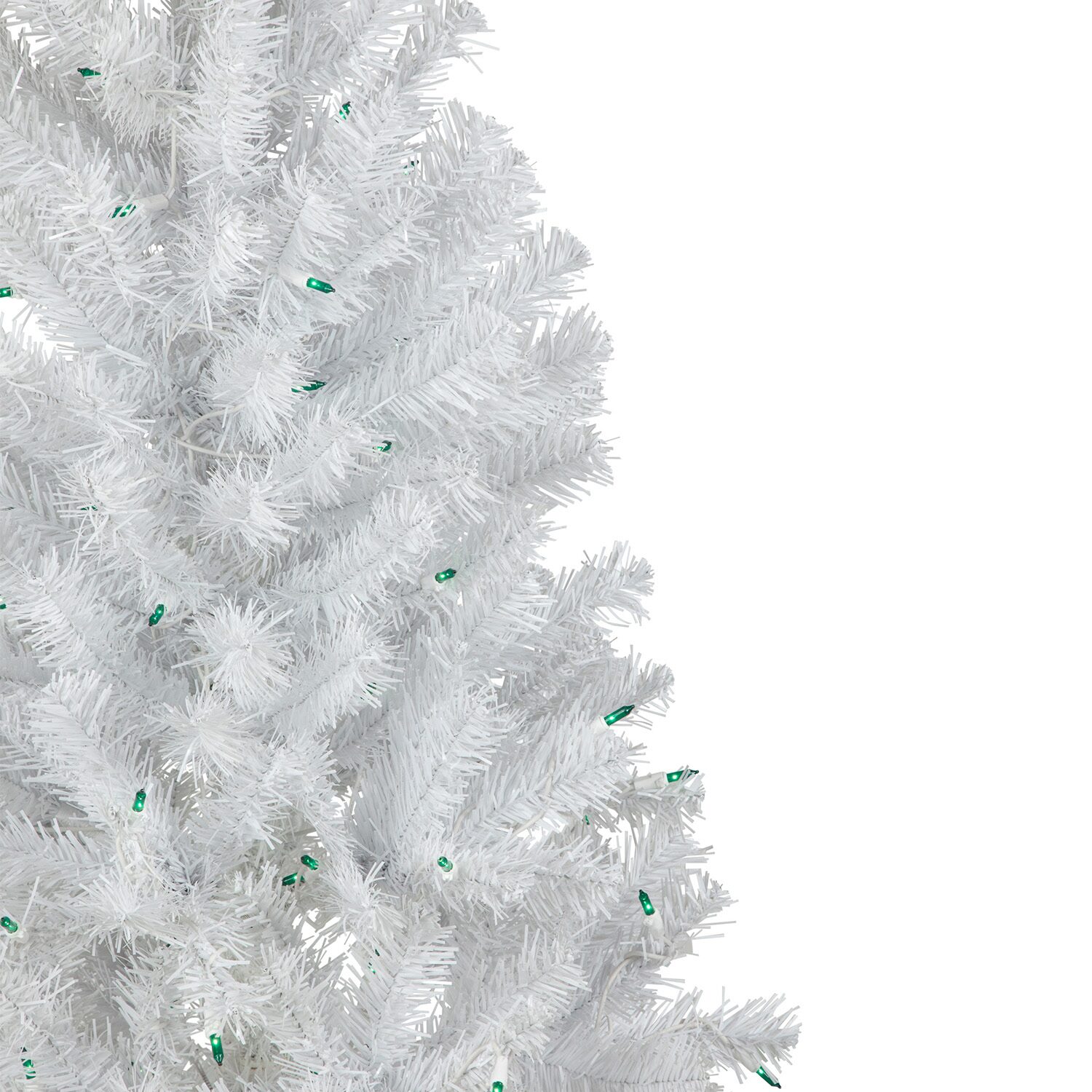 Northlight White Artificial  Green Lights 4 Foot Pre-Lit Christmas Tree