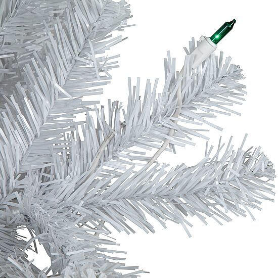 Northlight White Artificial  Green Lights 4 Foot Pre-Lit Christmas Tree