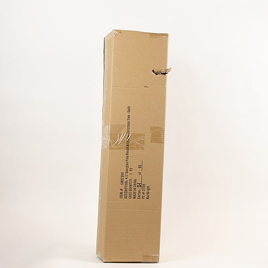 Northlight White Georgian Artificial Pencil  Unlit 4 1/2 Foot Pine Christmas Tree