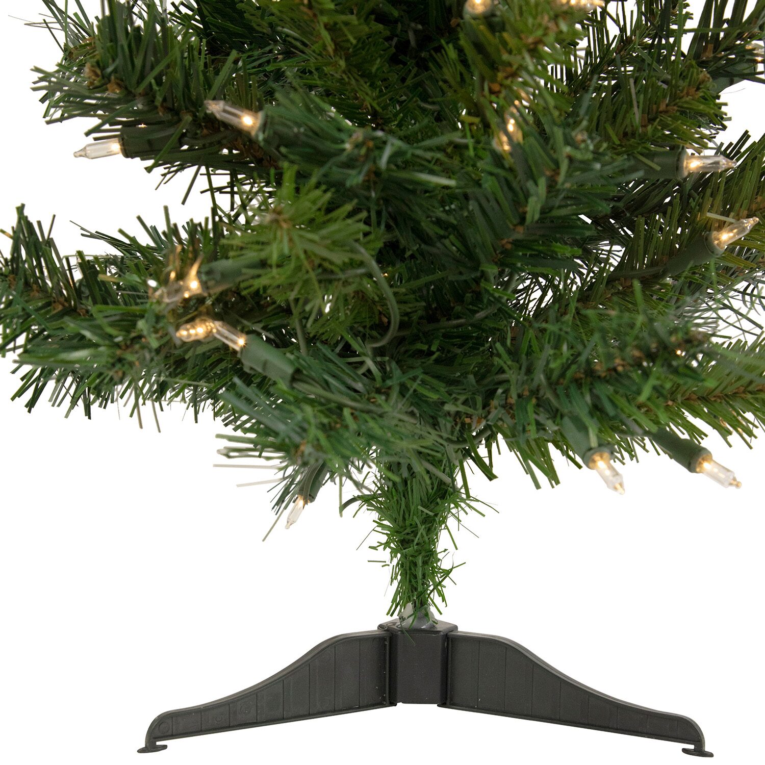 Northlight Medium Aspen Artificial Clear Lights 2 Foot Pre-Lit Pine Christmas Tree