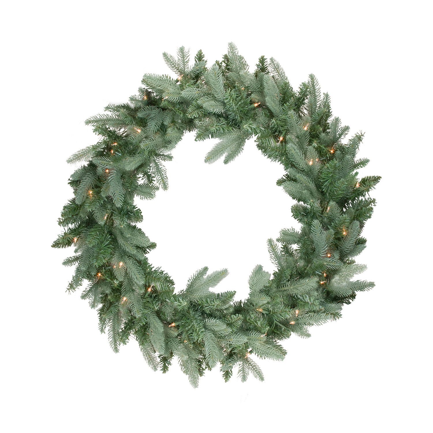 Pre-Lit Washington Frasier Fir Artificial Christmas Wreath - 48-Inch  Clear Lights