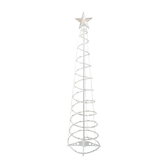 Northlight 6ft Led Lighted Spiral Cone Tree  Warm White Lights Christmas Yard Art