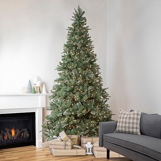 Northlight Granville Fraser Artificial  Clear Lights 9 Foot Pre-Lit Fir Christmas Tree
