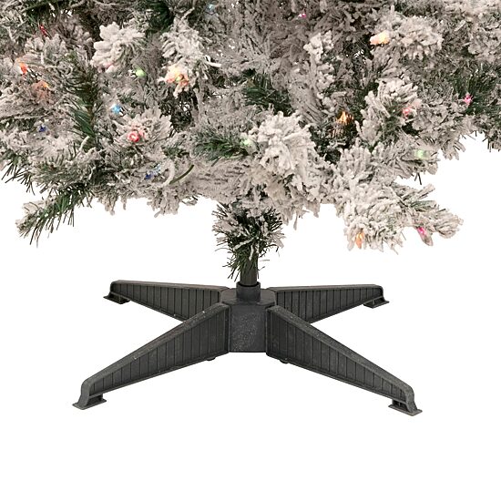 Northlight Medium Heavily Artificial  Multicolor Lights 4 1/2 Foot Pre-Lit Pine Christmas Tree