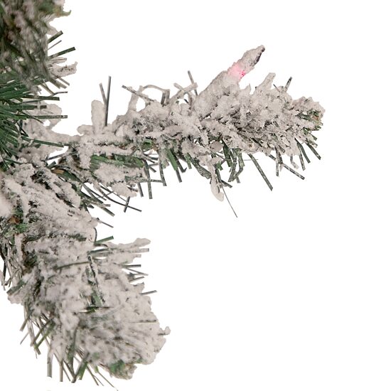 Northlight Medium Heavily Artificial  Multicolor Lights 4 1/2 Foot Pre-Lit Pine Christmas Tree
