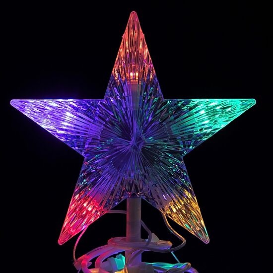Northlight Set Of 2 Led Lighted Multi-Color Spiral Cone Trees 3ft 4ft Christmas Yard Art