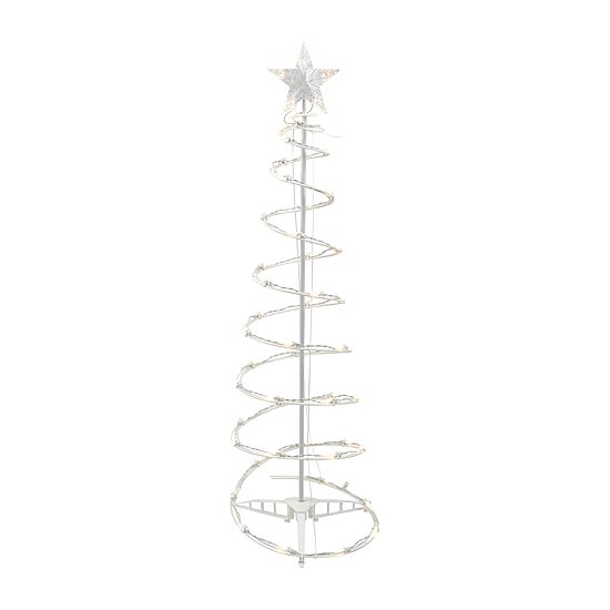 Northlight 4ft Led Lighted Spiral Cone Tree  Warm White Lights Christmas Yard Art