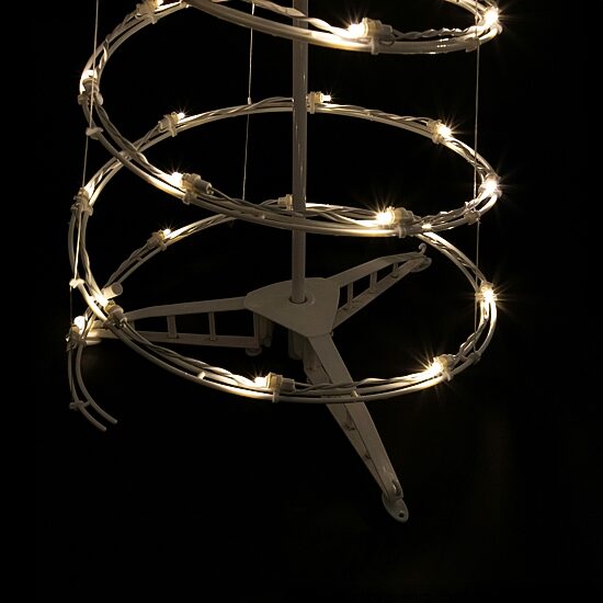 Northlight 4ft Led Lighted Spiral Cone Tree  Warm White Lights Christmas Yard Art