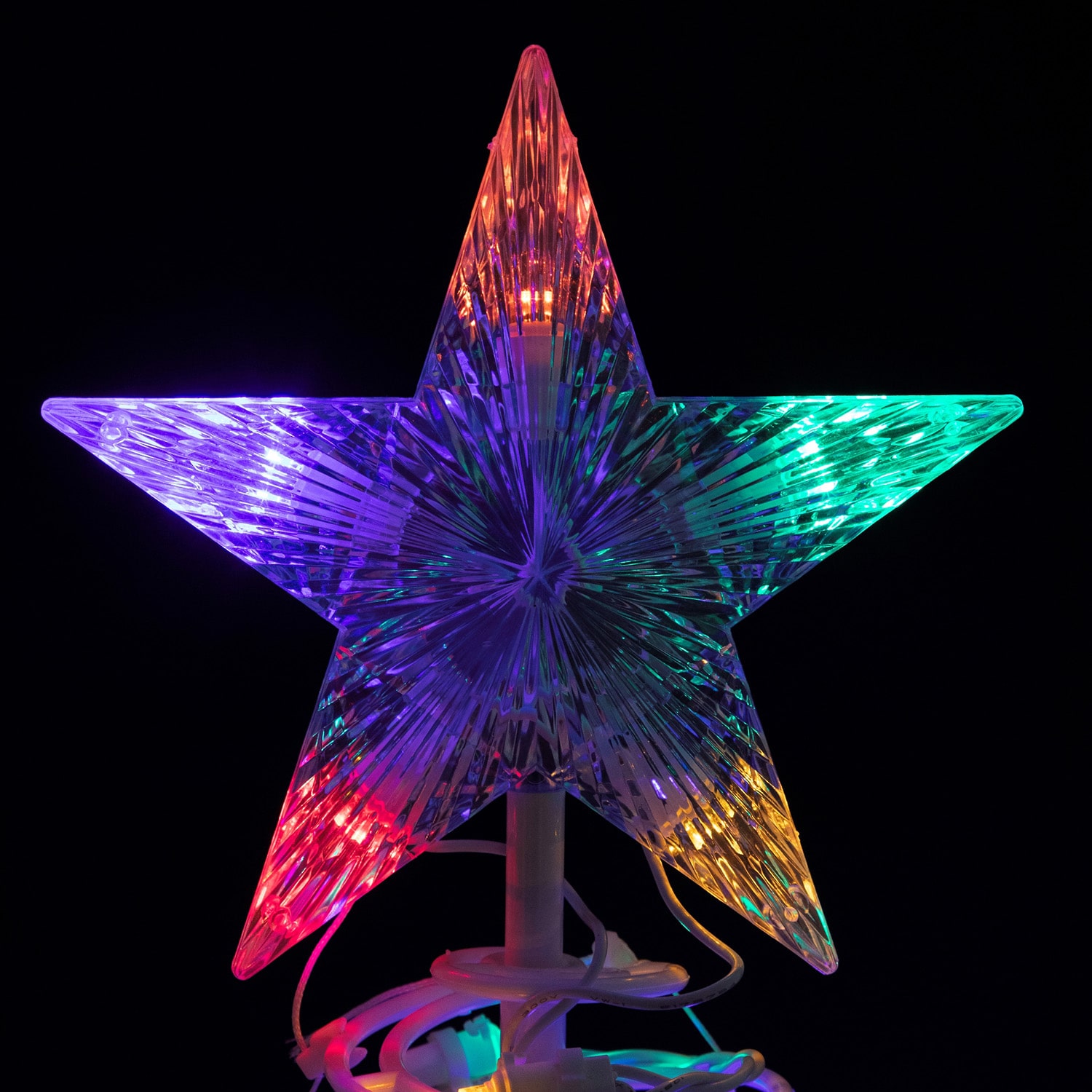 Northlight 4ft Led Lighted Spiral Cone Tree  Multi Lights Christmas Yard Art