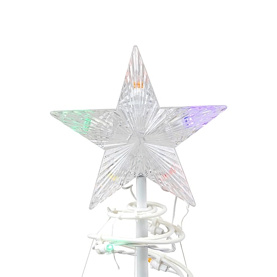 Northlight 3ft Led Lighted Spiral Cone Tree  Multi Lights Christmas Yard Art