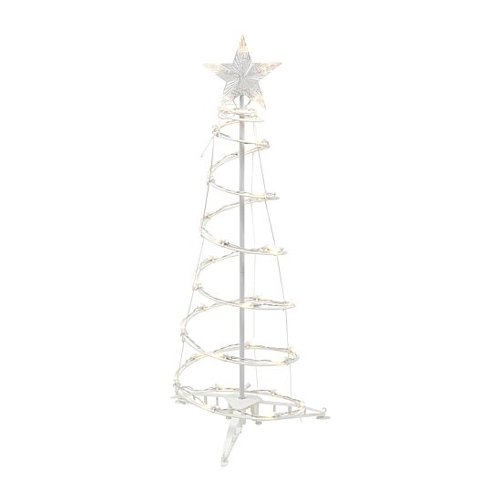 Northlight 3ft Led Lighted Spiral Cone Tree  Warm White Lights Christmas Yard Art