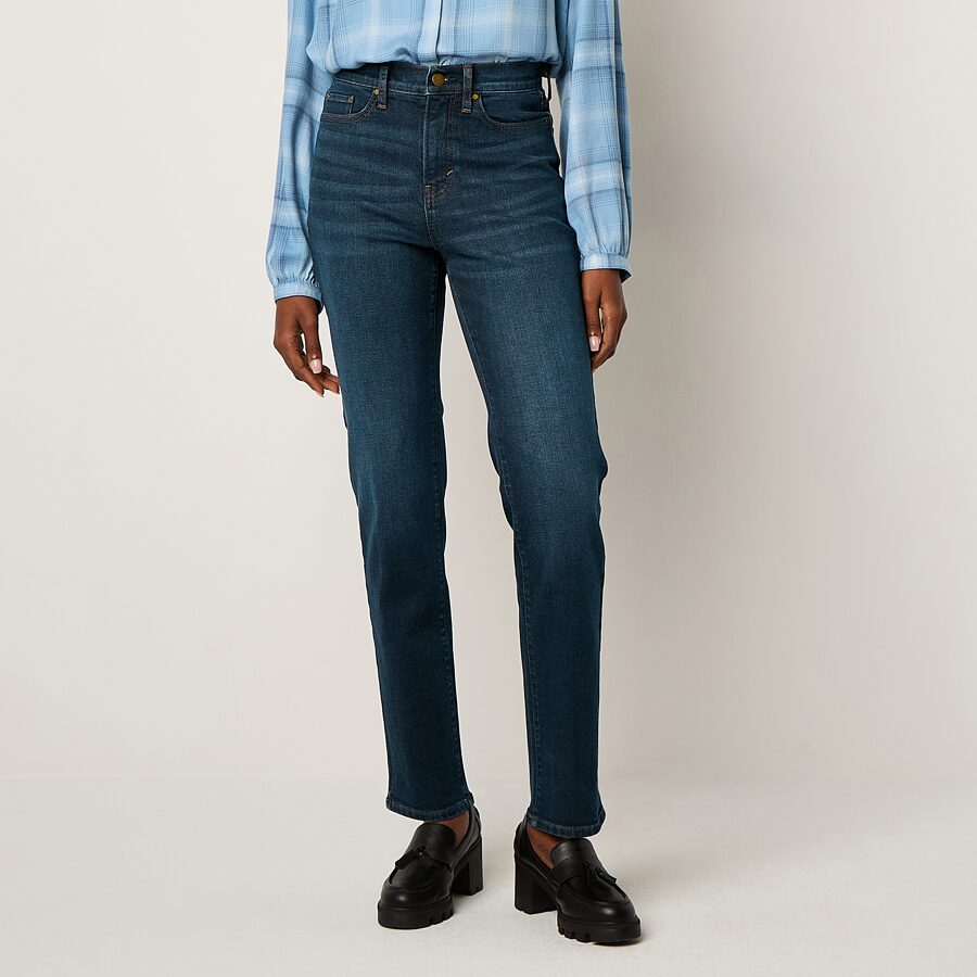 A.N.A - Tall Womens High Rise Curvy Straight Fit Jean by JCPenney
