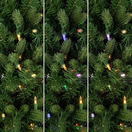 Northlight Frasier Fir Slim 7 1/2 Foot Pre-Lit Fir Christmas Tree