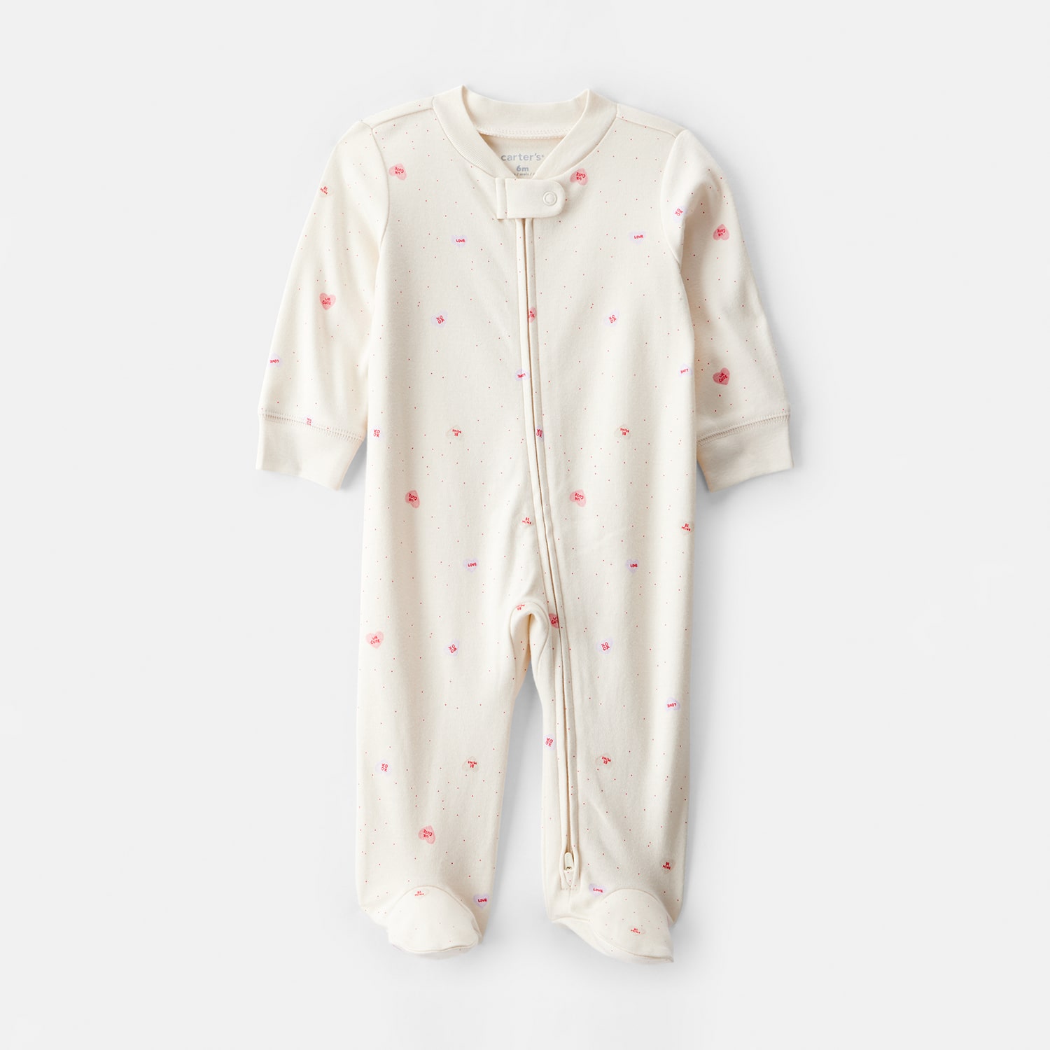 Carter's Baby Unisex Dots Hearts Sleep and Play