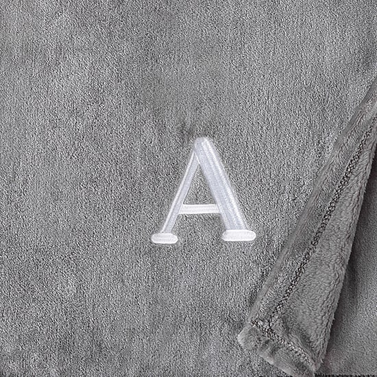 North Pole Trading Co. Monogram Throw