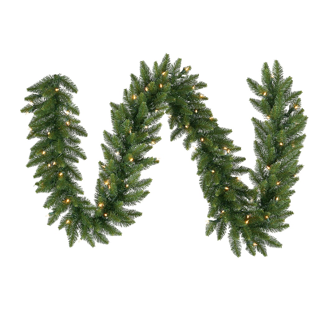 Vickerman 9' Camdon Fir Christmas Garland with 50Warm White LED Lights