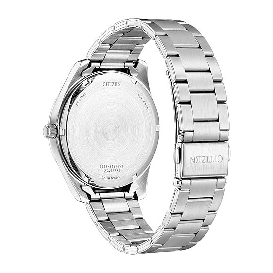 Citizen Quartz Mens Silver Tone Stainless Steel Bracelet Watch Bi1031-51x