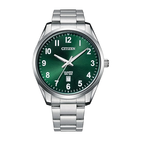 Citizen Quartz Mens Silver Tone Stainless Steel Bracelet Watch Bi1031-51x