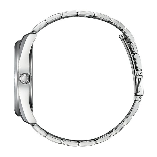 Citizen Quartz Mens Silver Tone Stainless Steel Bracelet Watch Bi1031-51x