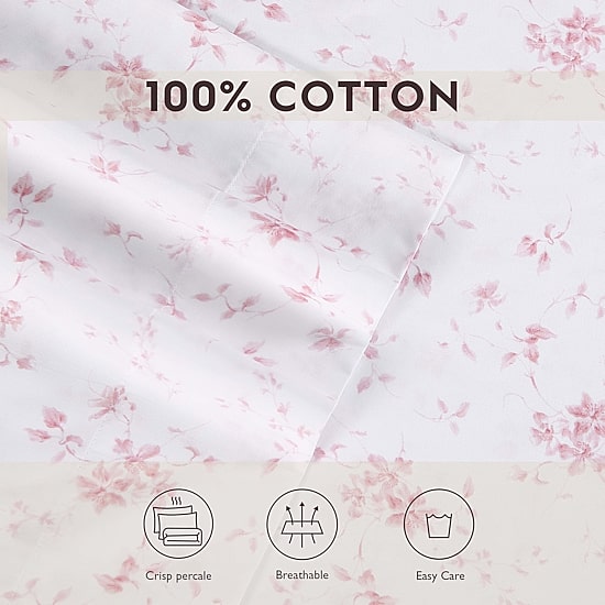 Laura Ashley Garden Muse 300tc Pillowcase