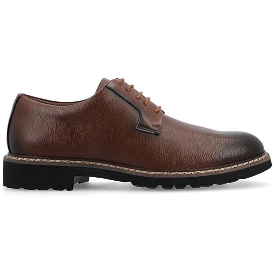 Vance Co Martin Mens Round Closed Toe Loafers