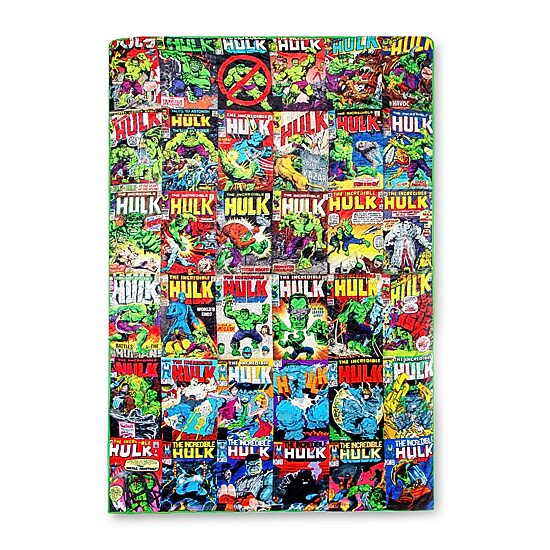 Marvel Hulk Oversized Comic Book Fleece Unisex Throw Blanket