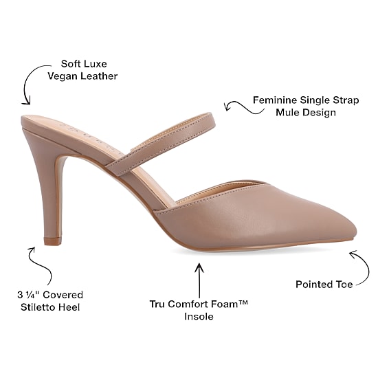 Journee Collection Yvon Womens Pointed Closed Toe Stiletto Heel Pumps